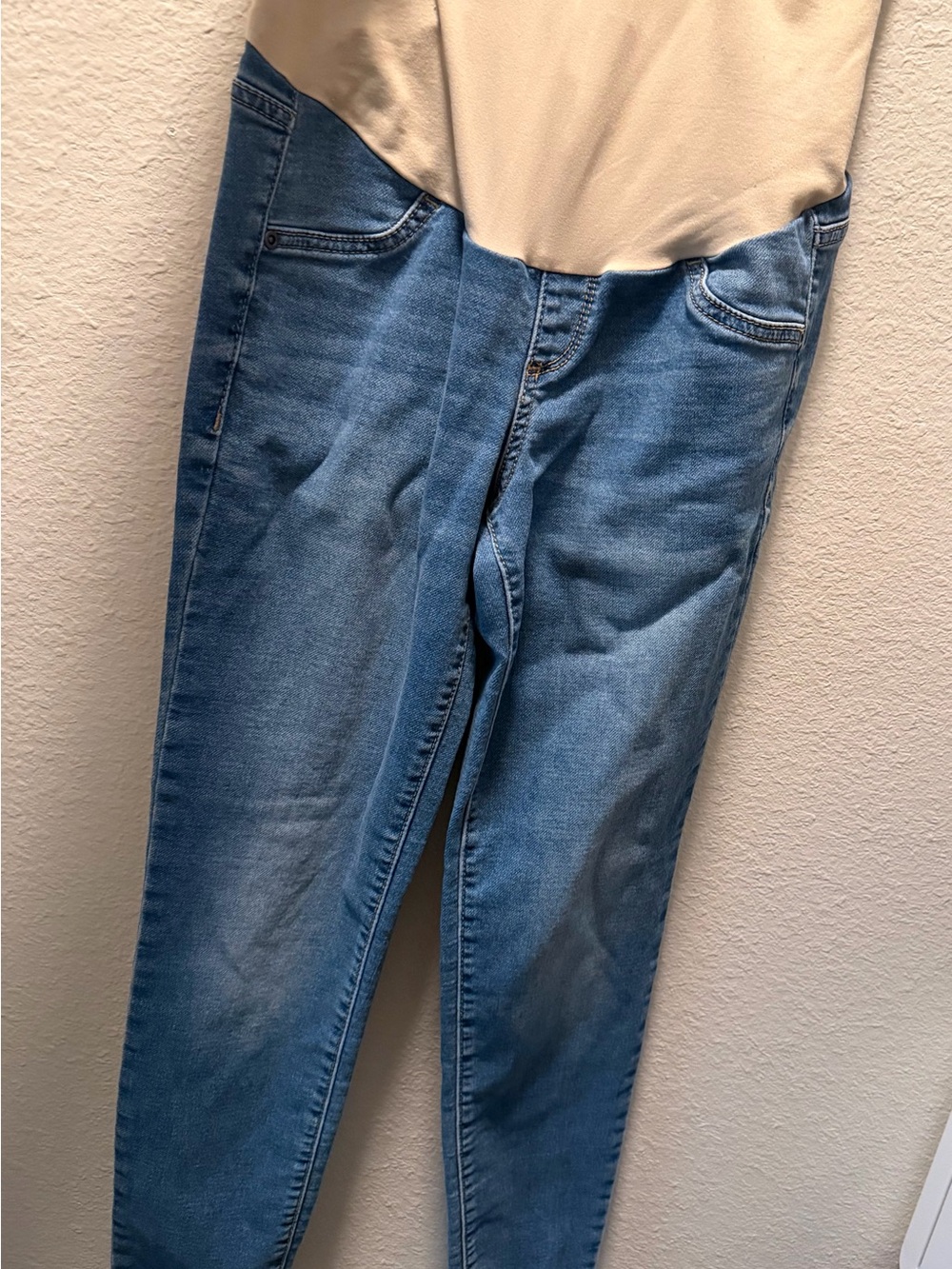 a:glow Light Blue Maternity Jeggings